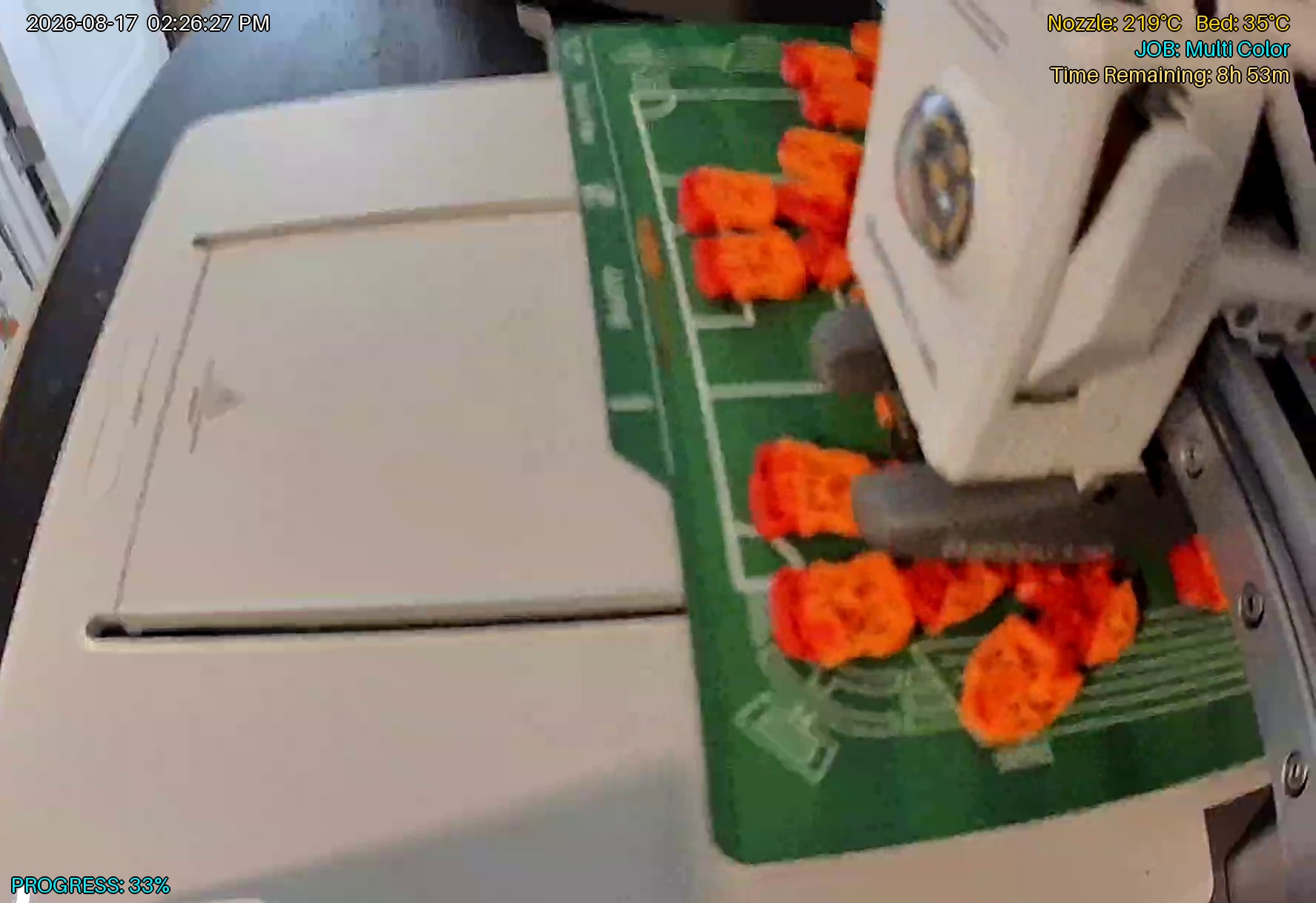 Live Workshop 3D Printer Feed