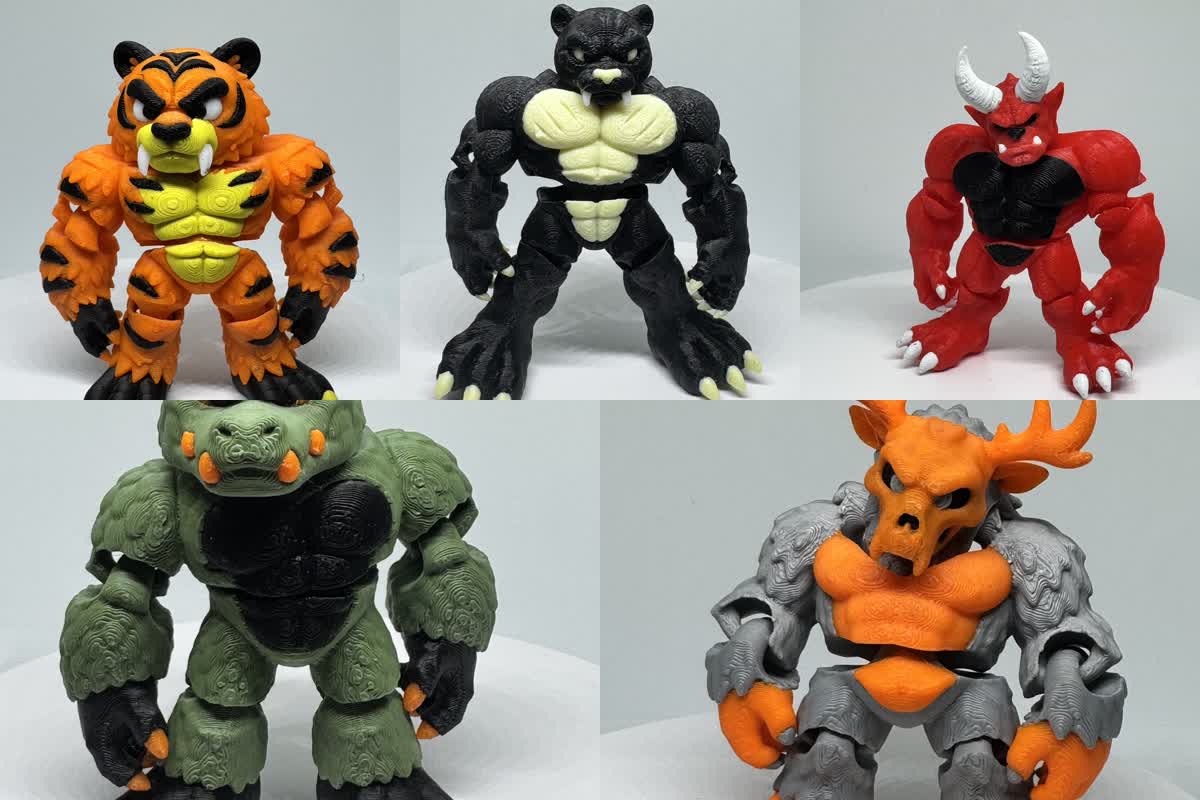 Pick 4 Flexi Toys Bundle